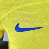 2022 Brazil home player version soccer jerseys