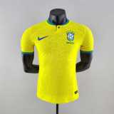 2022 Brazil home player version soccer jerseys