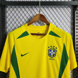 2002 Brazil home soccer jerseys 
