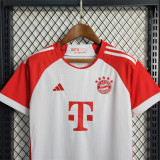 2023-24 Bayern home kids kit soccer jerseys