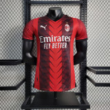 2023-24 AC Milan home player version soccer jerseys