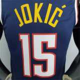 Nuggets Jokic #15 Navy Blue
