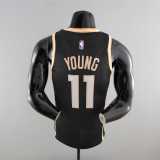 Atlanta Hawks Young #11 Limited Black NBA Jersey