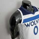75th Anniversary Minnesota Timberwolves Royal White NBA Jersey