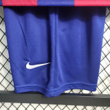 Barcelona 2023-24 home kids soccer jerseys
