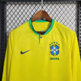 Brazil 2022 Long sleeve Retro soccer jerseys