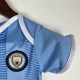 22-23 Baby Manchester City home soccer jerseys