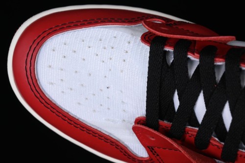 Joe 1 joint white and red high-top basketball shoes