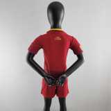 2022-23 Roma kids kit home soccer jerseys