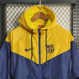 2023-24 Windbreaker Barcelona Royal Blue Yellow