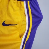Lakers Yellow Shorts NBA