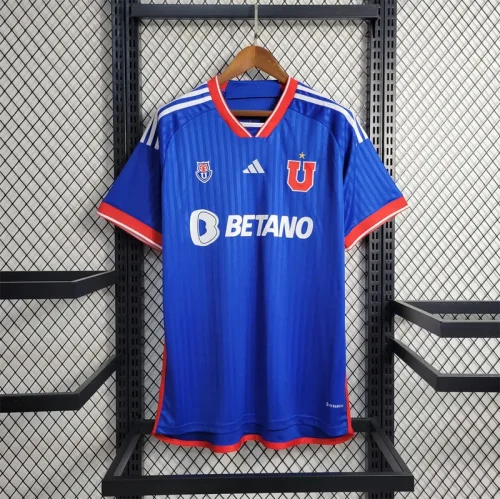 University of Chile 2023-24 home soccer jerseys