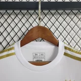 Italy Italian 2023-24 White Commemorative Edition kids soccer jerseys
