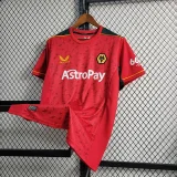 Wolves Red 2023-24 soccer jerseys