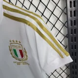 Italy Italian 2023-24 White Commemorative Edition kids soccer jerseys