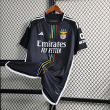 Benfica 2023-24 black away Soccer jersey