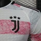 Juventus 2023-24 away player version soccer jerseys