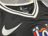 Season 2023 Clippers Black City version of No. 13 George NBA Jersey