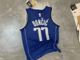 Doncic No. 77 of the Lone Ranger Blue Logo Edition in the 2023 season NBA Jersey
