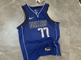 Doncic No. 77 of the Lone Ranger Blue Logo Edition in the 2023 season NBA Jersey