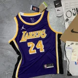 Lakers purple trapeze No. 24 Kobe NBA Jersey