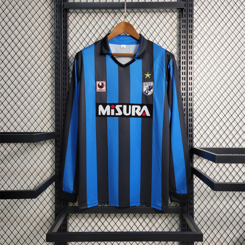 Retro 1988 Inter Milan home long-sleeved