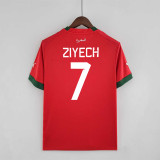 2022 Morocco home soccer jerseys 