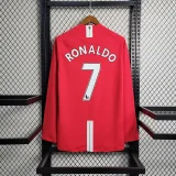 Manchester United 2007-08 long sleeve soccer jerseys