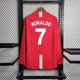 Manchester United 2007-08 long sleeve soccer jerseys