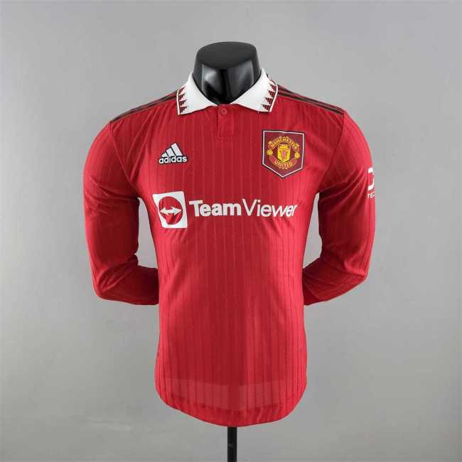 2022-23 Manchester United home Player version long sleeve