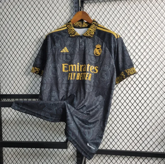 Real Madrid 2023-24 Black Concept Edition Soccer jersey