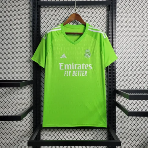 Real Madrid 2023-24 goalkeeper green Soccer jersey