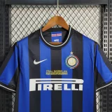 Inter Milan 2009-10 home soccer jerseys