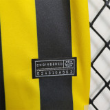 2023-24 kids Ittihad home soccer jerseys 