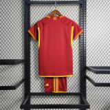 Roma 2023-24 kids home soccer jerseys