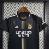 Benfica 2023-24 away kids soccer jerseys