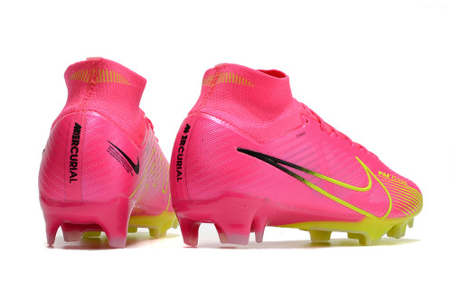 Nike Luminous Pack Suit Pink Assassin Fifteenth Generation High Top World Cup soccer shoes