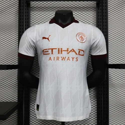 2023-24 Manchester City Away player version soccer jerseys