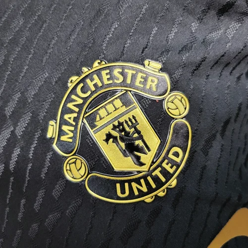 Manchester United 2023-24 Black Special Edition Player version soccer jerseys