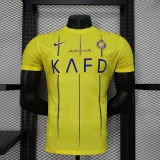 Saudi Al Nassr 2023-24 Ronaldo Player version home soccer jerseys