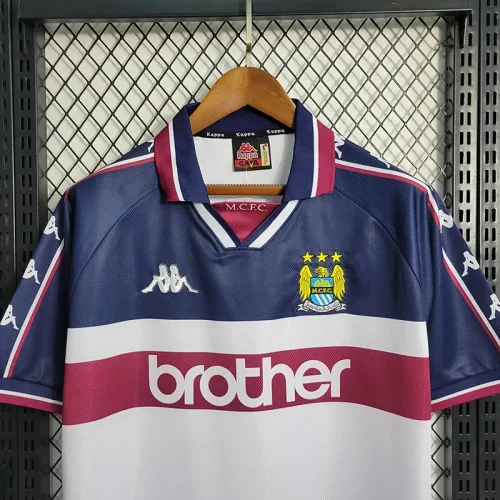 Manchester city 1997-98 away soccer jerseys