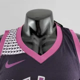 Minnesota Timberwolves TOWNS#32 Black and Purple NBA Jersey
