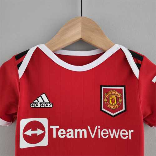 2022-23 Manchester United home Baby soccer jerseys