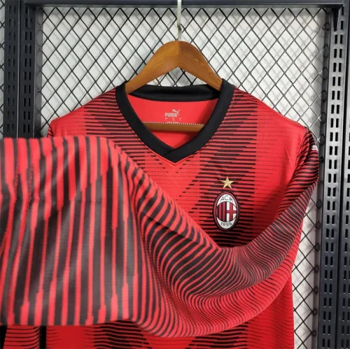 AC Milan 2023-24 home court soccer jersey
