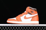 AJ1 Hermes Orange High Top Basketball Shoes