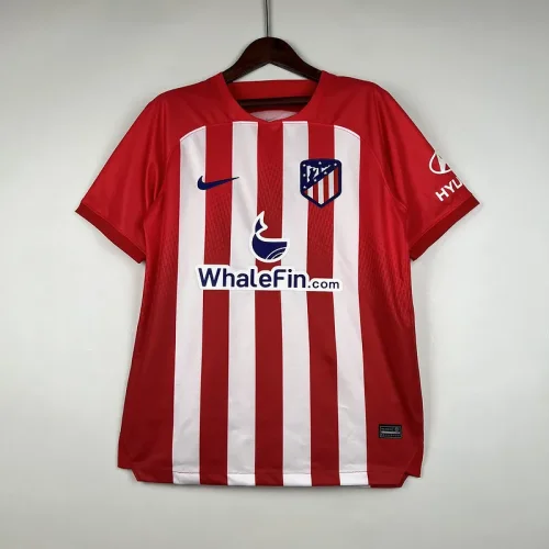 Atletico Madrid 2023-24 home soccer jerseys 