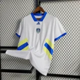 Leeds 2023-24 white soccer jerseys 