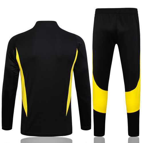 Half Zip Juventus Black Suit