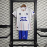 Rangers 2023-24 away kids soccer jerseys 