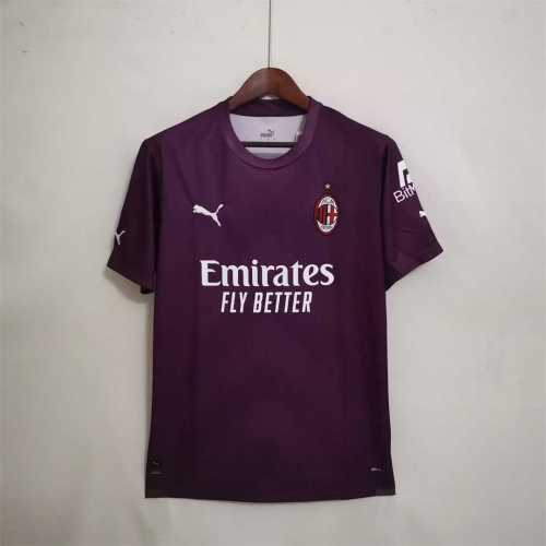 2022-23 AC Milan dark red goalkeeper soccer jerseys